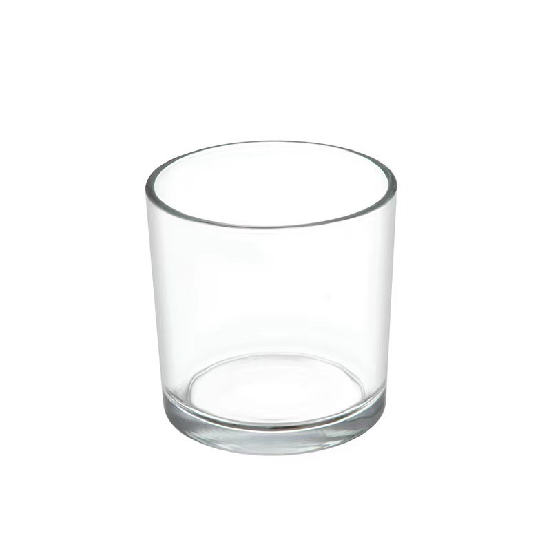 Candle Supplies Luxury - プレミアム透明ガラスカップキャンドルホルダーDIYアロマセラピージャーロマンチックな家の装飾必須クラフトツールシンプルスタイル