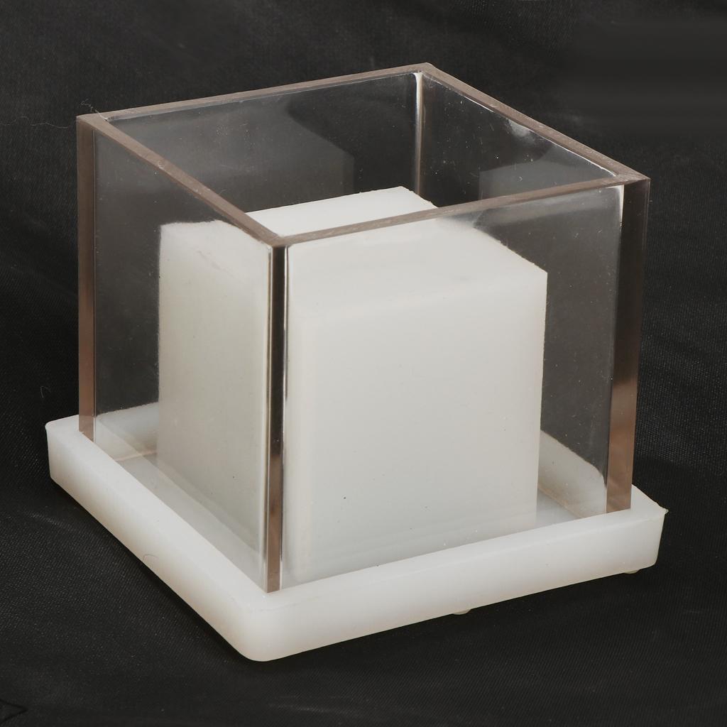 中空正方形ティーライト型プラスチック製高級キャンドル製造用キ - Candle Supplies Luxury のレビューと価格