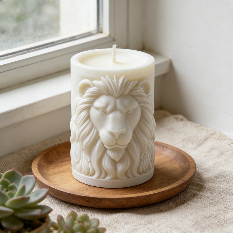 動物ライオンキャンドルモールドシリコンキャンドルモールド高級 - Candle Supplies Luxury のレビューと価格